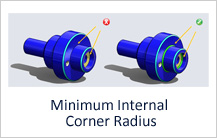 Minimum Internal Corner Radius for Turning