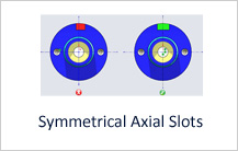 Symmetrical Axial Slots in Turning