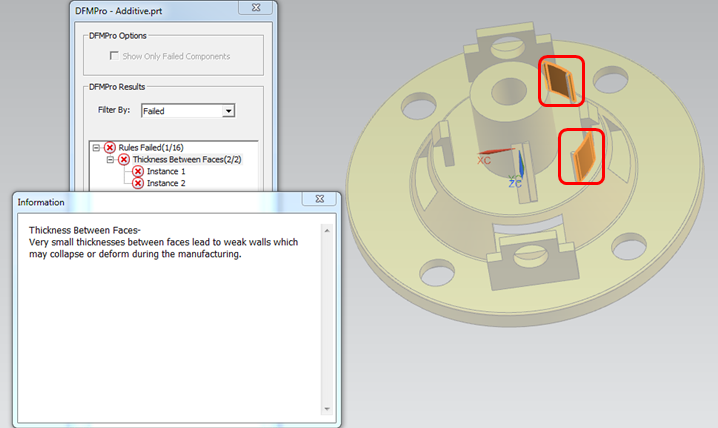 3D Printing guidelines are available in DFMPro