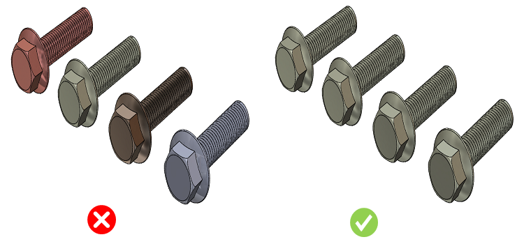 selecting viable material