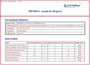 DFMPro Analyst Report