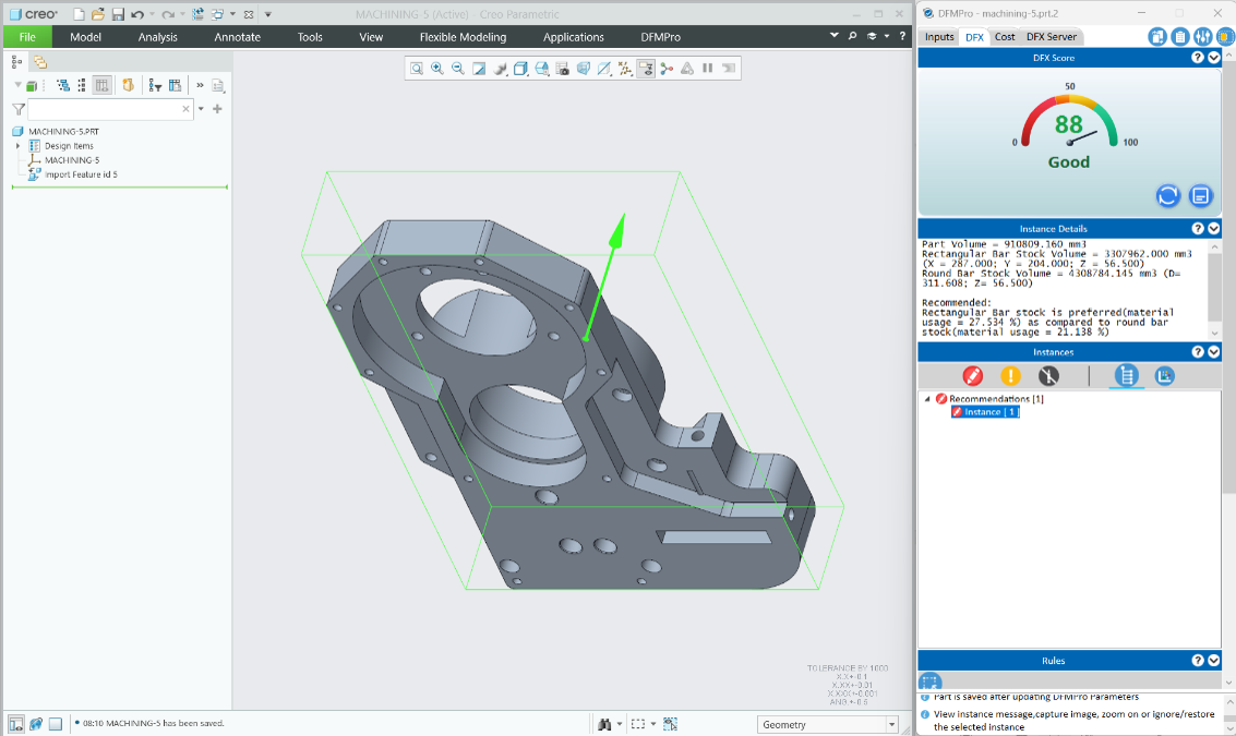Elevating Design Quality Assessment with Interactive DFX Scoring
