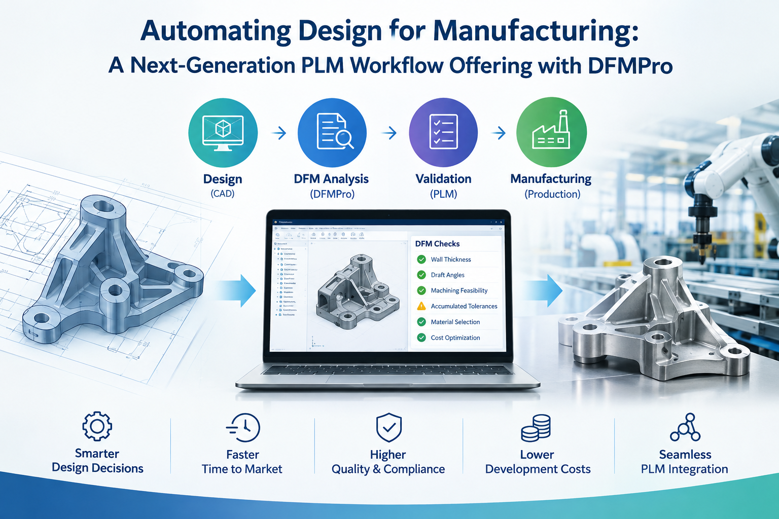 Automating Design for Manufacturing: A Next-Generation PLM Workflow Offering with DFMPro